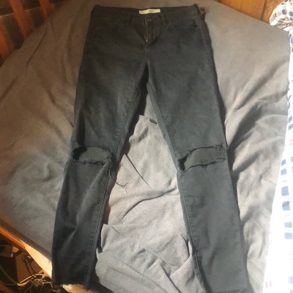 Black top shop jeans